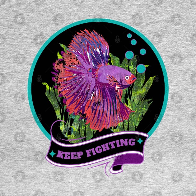 Keep Fighting Betta Fish by Gina's Pet Store